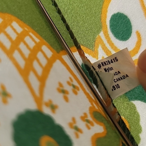 RARE* Vintage*  KNIRPS Printed Leather Pouch Case 35" umbrella - Picture 12 of 12